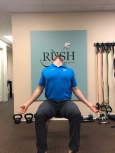Spinal Extension desk stretch